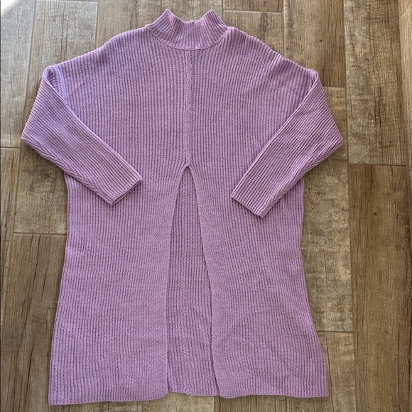 HYFVE Sweaters - HYFVE Lavender Ribbed Turtleneck Sweater